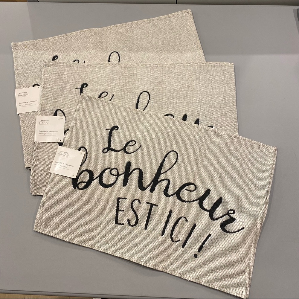 cotton blend placemats